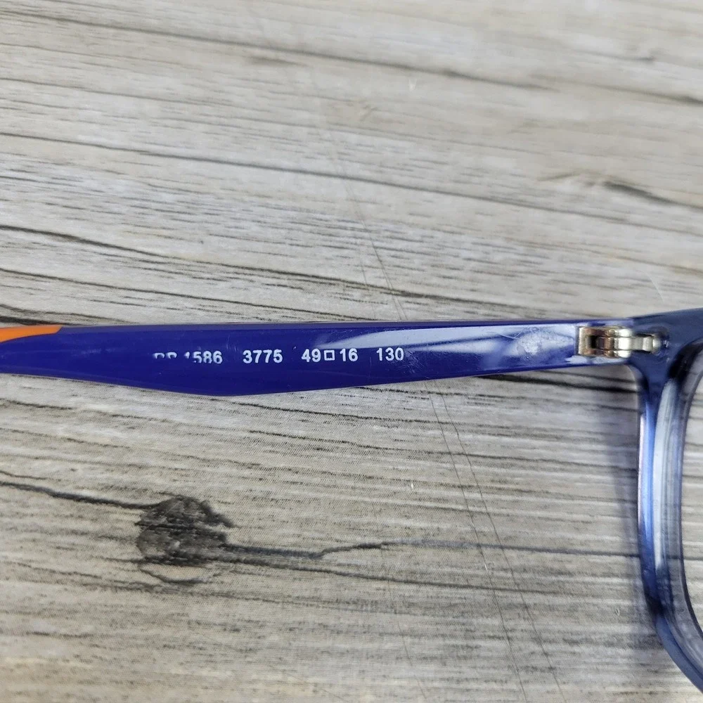 Ray-Ban Eyeglasses RB1586 3775 Blue Orange Kids 49-16-130